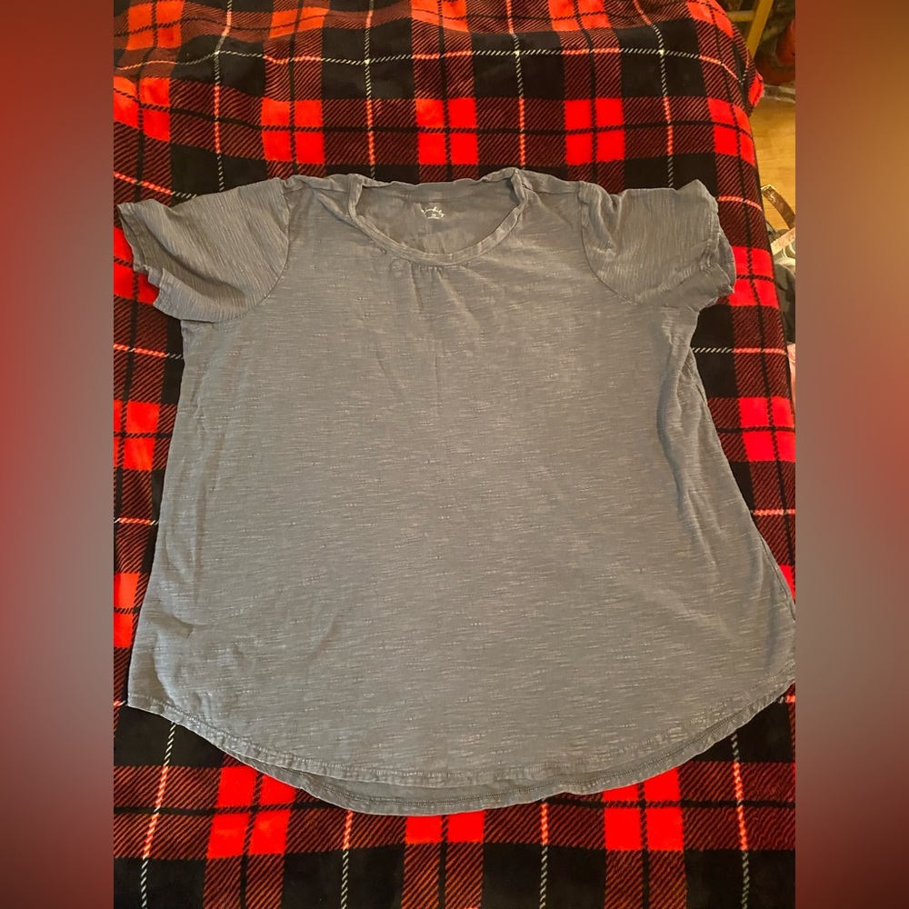 Wonderly Gray Short Sleeve Relaxed T-Shirt